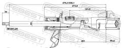 ����������� �������� ����� ��� Mazda 3, Mazda 5 Febest 05665298FL 05665298FL ����