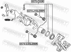 ����������� ���������� �������� ������� ������� ������ ��� Mazda CX-5 febest 0575-cx5r 0575CX5R ����