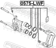 ����������� ������� ���������� ��������� Febest 0575-LWF 0575LWF ����