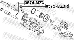 ����������� �������� Mazda 3 BK -11 ����. (�� ���� �������) Febest 0575MZ3R ����