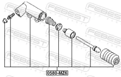 ������� ��������� ������� | ����/��� | Febest 0580-MZ6 0580MZ6 ����