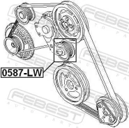 �������� ����� ���������� ����� ��� Dodge RAM, FORD F-150 [USA], JEEP Grand febest 0587-lw 0587LW ����
