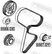 ����� �������� ����� ��� Febest [0588DE] 0588DE ����