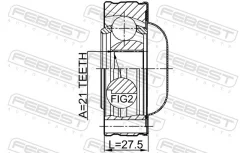 ���� �������� ���������� ���� (R0000558) Febest [0711JB420SHA] 0711JB420SHA ����