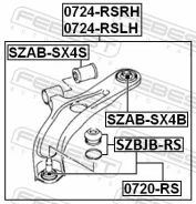 ����� Suzuki Swift RS415 �����. ����. Febest 0724RSRH ����
