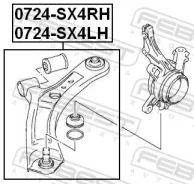 ����� �������� �������� ������ ��� Suzuki SX4, FIAT Sedici, Suzuki Forenza [USA] febest 0724-sx4rh 0724SX4RH ����
