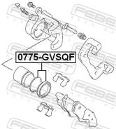 ��� �������� �������� SZ Fr Febest 0775-Gvsqf 0775Gvsqf, ������ �������� 0775GVSQF ����
