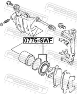 ��� �������� �������� TP-40 TP-13 4605A338 55100-60820 55830-70B00 ���:0775-SWF Febest 0775-SWF 0775SWF ����