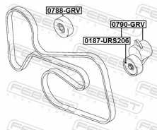 �������� ����� ���������� ����� ��� Suzuki Kizashi, Suzuki SX4, Suzuki Grand Vitara febest 0788-grv 0788GRV ����