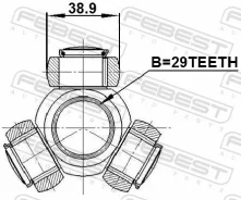 ������� 29x38.9 | ����/��� | Febest 0816B9 0816B9 ����