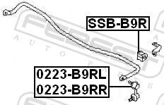  .  . Febest 0823-B9RR 0823B9RR 