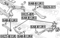 ���� ���������� | ��� ����/��� | Febest 0825B13R 0825B13R ����