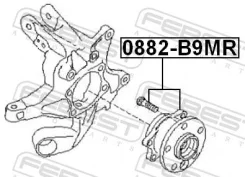 ������� ������ ������, ����� ��� Subaru Tribeca Febest 0882-B9MR 0882B9MR ����