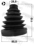 ������� ���� ���������� �������� 80.5x110x25.5 | ����/��� | Febest 1015J300T 1015J300T ����