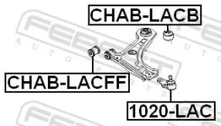����� ������� ��������� ������� ������ ������, ����� ��� Chevrolet Optra, Daewoo Nubira, Suzuki Forenza [USA] Febest 1020-LAC 1020LAC ����