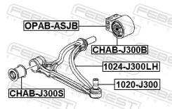 ����� �������� ����� Febest 1024J300LH 1024J300LH ����