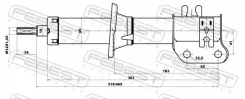 ����������� �������� ����� ��� Daewoo Matiz KLYA Febest 10667898FL 10667898FL ����