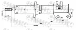 ����������� �������� ������ ��� Daewoo Matiz KLYA Febest 10667899FR 10667899FR ����