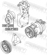 ���������� ����� Febest 1090F18D3 1090F18D3 ����