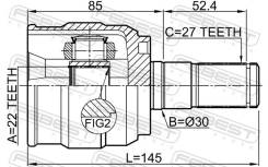   22X30X27 Febest 1211I30ATLH 
