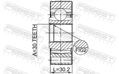 ���� ���������� ���� 30x74 Febest 1211-IX35SHA 1211IX35SHA ����