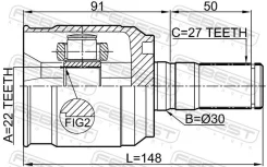���� Hyundai Elantra MD 11 2012-2017 �����. Febest 1211SD11AT ����
