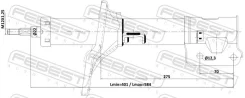 ����������� gas.twin tube | ����� ��� | Febest 12110018FL ����