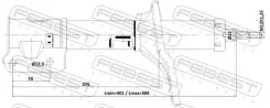 ����������� gas.twin tube | ����� ���� | Febest ������� 12110018FR | �������� �� ��, ������, 5 ����� | �������� �� 12 ��� | ������ � ������� | �������...