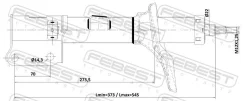 ����������� �������� ������ gas.twin tube Febest 12110021FR 12110021FR ����