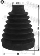 ������� ���� ���������� �������� 86x114x28.4 ����/��� Febest [1215DMT] 1215DMT ����