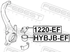 ����� ������� Hyundai Sonata EF 02 (2001-2006) ����������� ������ �����. Febest 1220EF ����