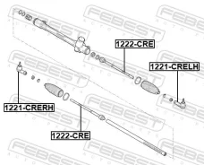 ���������� ������� ����� Febest 1221Crelh 1221CRELH ����