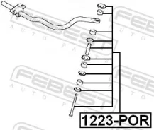 ���� ������������� �������� Hyundai Porter H-100 2004 1223-POR Febest 1223-POR 1223-POR 1223POR ����
