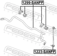 ���� ������������� �������� Febest 1223Sanff 1223SANFF ����