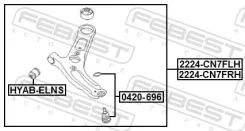 ����� Hyundai Avante 20 (2020-) �����. ����. ���. Febest 1224CN7FLH ����