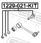 ���� � ������������ ����������� | ����/��� | ��� Hyundai Santa FE, Hyundai Tucson, KIA Sportage febest 1229-021-kit 1229021KIT ����