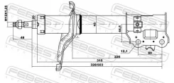 ����������� �������� ������ gas.twin tube [12666483FR] 12666483FR ����
