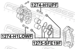 ����������� �������� ���������� ��������� �� ���� ������� ������, ����� ��� KIA Sorento, Hyundai H-1, Hyundai Santa FE Febest 1275-SFE19F 1275SFE19F �...