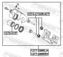 ������� ��������� ������ ����� Hyundai Grand Santa FE (2013) [178Febest1277Dmrlh] 1277DMRLH ����