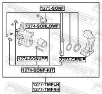 ������� ��������� Hyundai IX35/Tucson 14 2013-2016 �����. ���. �� ������ Febest 1277TMFLH ����
