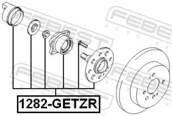 ������� Hyundai GETZ 02- ������ Febest 1282-Getzr 1282GETZR ����