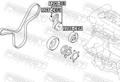 ���������� ����� ������ � ����� ��� KIA Cerato, KIA SOUL, KIA RIO Febest 1290-SB 1290SB ����
