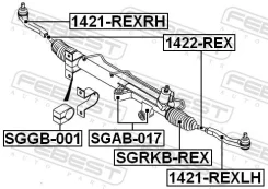 ���������� ������� ������ Febest 1421Rexrh 1421REXRH ����