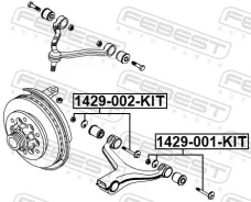 ���� � ������������ ����������� Ssang YONG Rexton 2001-2013 1429-001-KIT Febest 1429-001-KIT 1429-001-KIT 1429001KIT ����