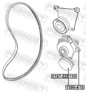 ���������� ����� Chery Amulet/Bonus A15 2005-2011 Febest 1590A15 ����