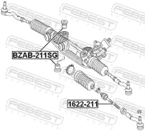 ���� ������� Mercedes BENZ E 280 CDI 211. # Febest 1622211 ����