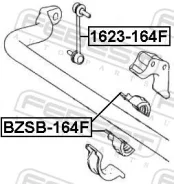 ���� ������������� �������� ������, ����� ��� Mercedes-BENZ R-Class, Mercedes-BENZ M-Class, Mercedes-BENZ GL-Class Febest 1623-164F 1623164F ����