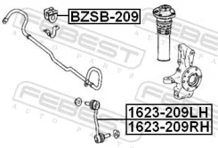 ���� ������������� �������� ����� 1623-209LH 1623209LH Febest Febest 1623209LH 1623209LH ����
