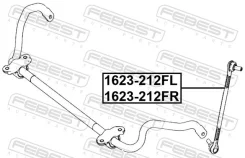 ���� ������������� Mercedes BENZ E 250 212. # �����. ����. Febest 1623212FR ����