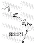 ������ ������������� �������� L (� �������) Febest 1623-C205FLH 1623C205FLH ����